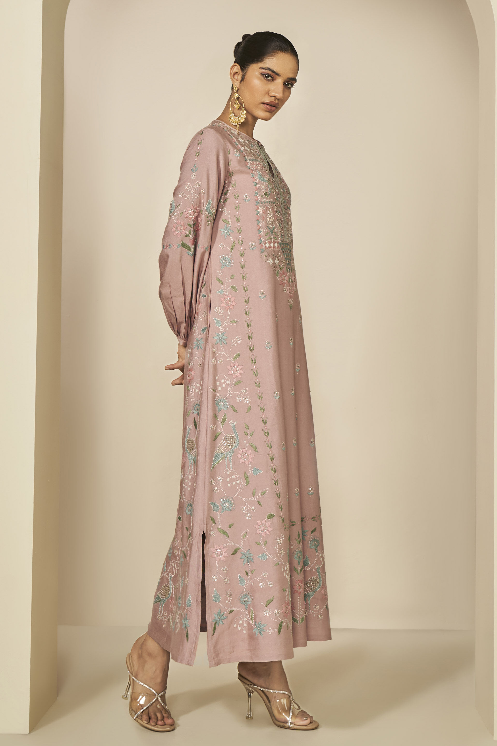 Cyrene Kaftan - Old Rose
